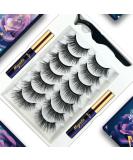 Menaka 3D Natural Magnetic Eyelashes Kit | 7 Pairs Reusable Lightweight & Easy to Use | No Glue Needed for Stunning Looks - Buy Online on GoSupps.com