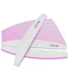 100/180 Grit Nail Files Set - 12PC Professional Double-Sided Nail Files for Gel & Acrylic Nails - Perfect for Nail Studios - Violet Color - Buy Online on GoSupps.com