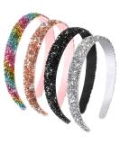 Waydress 4 Pieces Rhinestone Headband for Women Crystal Sparkly Jewel Bling Glitter Headband Hair Accessories (Bright Color) - Buy Online on GoSupps.com