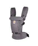 Ergobaby Adapt Carrier for Newborns | 3 Positions | SoftFlex Mesh | Graphite Grey - Buy Online on GoSupps.com