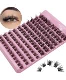 Selawasty 120pcs DIY Eyelash Extensions Clusters D Curl | Wispy Lashes Cluster for At-Home Individual Lash Extensions - Buy Online on GoSupps.com