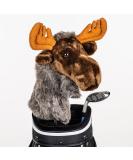 Daphne's Moose Headcovers | Brown Animal Golf Club Protector - Buy Online on GoSupps.com