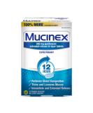 Mucinex 12 Hour Extended Release Tablets 40ct | Guaifenesin 600mg Expectorant for Chest Congestion and Mucus | Doctor Recommended Relief - Buy Online on GoSupps.com