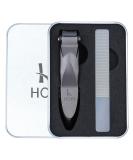 Premium Nail Clipping Set in Gift Box | Stainless Steel Nail Clippers & Collecting Container | Ideal Gift for Men & Women - Gray - Buy Online on GoSupps.com