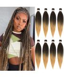 Xtrend EZ Braids Hair Extensions - 8 Packs Synthetic Fiber for Box Braids Warm Water Setting T27# Shadow Blond - 30 Inches - Buy Online on GoSupps.com