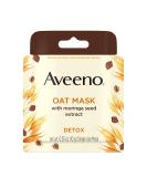 Aveeno Oat Face Mask with Moringa Seed & Vitamin E | Detoxifying Paraben & Phthalate-Free | Travel Size 0.35 oz (Pack of 24) - International Shipping Available - Buy Online on GoSupps.com