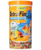 TetraFin Plus Goldfish Flakes 7.06 Ounces Balanced Diet With Algae To Promote Health - Buy Online on GoSupps.com