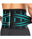 Back Support Belt for Men and Women | Lower Back Pain Relief Brace | Breathable Lumbar Support with 7 Stays | Dual Adjustable Straps | L/XL 100-110CM - Buy Online on GoSupps.com