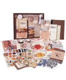 Aesthetic Scrapbook Kit (348pcs) - DIY Journaling Craft Gift with A6 Grid Notebook - Vintage Scrapbooking Supplies for Teens, Boys, Girls, Women - Buy Online on GoSupps.com