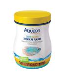 Aqueon Tropical Color Enhancing Flakes 2.29 oz - Vibrant Fish Food - Standard Packaging - Buy Online on GoSupps.com