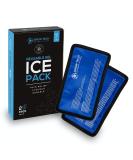 SnowTech Small Ice Pack Gel Wrap (2 Pack) - Hot/Cold Compress Therapy for Injury Pain Relief - Hand Wrist Ankle Elbow Arthritis - Reusable & Flexible - Buy Online on GoSupps.com