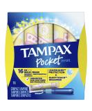 Tampax Pocket Pearl Tampons Regular Absorbency - Unscented 16 Count with LeakGuard Braid - International Shipping Available - Buy Online on GoSupps.com