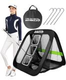 BAYINBULAK 2 in 1 Golf Chipping Practice Net - Backyard Driving Golf Accessory for Men - 2.5' x 2.5' - Black | Gift Idea - Buy Online on GoSupps.com