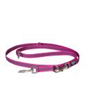 IDC Color & Gray Adjustable Leash with Double Carabiner 20 mm x 2.2 m Pink-Gray Pink-Gray 20 mm x 2.2 m - Buy Online on GoSupps.com