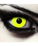 Yellow Halloween Jeffrey Dahmer Contact Lenses - Soft Bigeye Design 1 Pair (2 Pieces) - Perfect for Costume Parties - Buy Online on GoSupps.com
