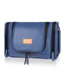 MIRASON Hanging Toiletry Bag for Men - Waterproof PVC Leather Dopp Kit with Metal Hook - Blue - Buy Online on GoSupps.com