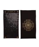 Shakti Premium Acupressure Mat - Sustainable & Durable | Relieves Stress & Tension | Promotes Relaxation & Focus | Ethically Handcrafted in India | Organic Cotton Certified - Black - Buy Online on GoSupps.com