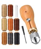 Willbond 12-Piece Sewing Awl Kit with Needles, Threads, and Screwdriver - Portable Leather Repair Tool for DIY Crafts - Buy Online on GoSupps.com