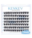 84 Pcs Cloudy D-12mm Lash Clusters - DIY Eyelash Extensions for Individual Lashes with Thin Band - Soft and Natural Look - Buy Online on GoSupps.com