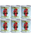 Bianco DiNapoli Organic Crushed Tomatoes, 28 oz (Pack of 6) - California Vine-Ripened Plum Tomatoes - Buy Online on GoSupps.com