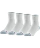 MediPeds Women's Casual Sock (Pack of 4) 3-8 White With Pink - Buy Online on GoSupps.com