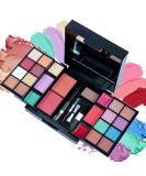 All-in-One Makeup Eyeshadow Palette - Cosmetic Kit with Lip Gloss Blusher Eyebrow Powder & Eye Pencil - International Shipping Available - Buy Online on GoSupps.com