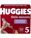 Baby Diapers Size 5 (27+ lbs)  50 Ct  Huggies Little Movers Size 5 (50 Count) NEW - Buy Online on GoSupps.com