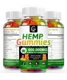 Gornvb - Hemp Gummies Extra Strength - Vegan - Non-GMO - Gluten-Free 600000MG with Omega 3 6 9  Vitamins B E - 60 Gummies - Buy Online on GoSupps.com