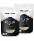 Terrasoul Superfoods Organic Rolled Oats, 5 lbs - Gluten-Free | Old-Fashioned | Whole Grain rolled oats 2.5 Pound (Pack of 2) - Buy Online on GoSupps.com