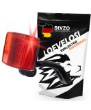 Loevelosi Bicycle rear -wheel refletor for bicycles rear wheel lamps Cat eye rear wheel red with stvzo red reflectors reflectors in red roller children's bike without clamping clamp - Buy Online on GoSupps.com