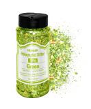 Hemoer Holographic Chunky Glitter 100g - Green Glitter for Resin Nails Face & Craft Projects - Perfect for Festival & Party Decor - Buy Online on GoSupps.com