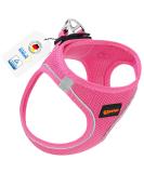 Petex Dog Harness for Small & Medium Dogs - TUV Tested Made in Europe Reflective & Breathable with Air Mesh Technology - Ideal for Puppies - Pink - Buy Online on GoSupps.com