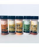 Buffalo Wild Wings 5 Flavor Dry Seasoning Gift Pack - Variety Seasoning Set - Buy Online on GoSupps.com