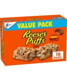 Reese's Puffs Breakfast Cereal Treat Bars, Peanut Butter & Cocoa, 16 ct - Buy Online on GoSupps.com