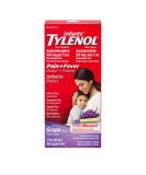 Infants' Tylenol Oral Suspension Liquid Medicine with Acetaminophen, Baby Fever Reducer & Pain Reliever for Minor Aches & Pains, Sore Throat, Headache & Toothache, Grape Flavor, 2 fl. oz - Buy Online on GoSupps.com
