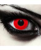 Buy DESIGNLENSES Red Halloween Vampire Costume Contact Lenses | Soft Zombie Blood Eye Lenses - Prescription-Free 1 Pair (2 Pieces) - Buy Online on GoSupps.com