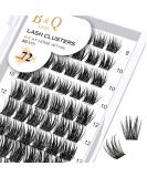 Eyelashes individually d curl 10mm b & q eyelash 72 PCs DIY individual eyelashes for beginners reusable eyelash tufts of course single eyelashes for eyelash extensions at home (B09 D 8-16Mix) D-8-16 MIX B 09 - Buy Online on GoSupps.com