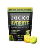 Jocko Fuel Hydrate Electrolytes Powder - No Sugar Hydration Packets for Recovery & Exercise - Lemon Lime - 16 Servings - Buy Online on GoSupps.com