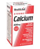 HealthAid Calcium 600mg - Chewable - 60 Tablets - Buy Online on GoSupps.com