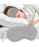 Buy Adjustable Grey Sleep Mask for Men & Women | Soft Double-Sided Eye Mask for Sound Sleep | Blackout Blindfold - Buy Online on GoSupps.com