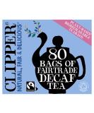 Clipper Tea Tea Fairtrade Organic Decaf 80 Unbleached, Plastic-Free Bags, 8.2 oz, 1 Pack, 80 Unbleached Tea Bags Decaf Organic 80 Count (Pack of 1) - Buy Online on GoSupps.com