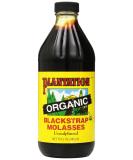Organic Unsulfured Blackstrap Molasses 15 oz. - Pure & Natural Sweetener - Buy Online on GoSupps.com