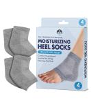 Dr. Frederick's Original Moisturizing Heel Socks for Cracked Heel Treatment - 2 Pairs - Stop Cracked Heels in Their Tracks 2 Pair (Pack of 1) - Buy Online on GoSupps.com