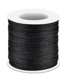Black Nylon String, Anezus 0.8mm Nylon Thread Chinese Knotting Cord Tarred Twine Outdoor String for Braided Bracelets, Beading, Necklaces, Macrame Craft, Wind Chime, Blinds, Jewelry Making - Buy Online on GoSupps.com