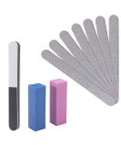 CGBE Nail Files and Buffer Manicure Tools Kit - 10Pcs Rectangular Nail Buffer Block and 100/180 Grit Nail File for Nail Care - White - Buy Online on GoSupps.com