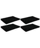 Nispira Activated Charcoal Odor Filter Refills - 4 Pack Compatible with Simplehuman Trash Cans - Buy Online on GoSupps.com