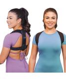 Cayatch Scoliosis Back Brace Posture Corrector - Adjustable Shoulder & Back Support for Women & Men - HSA/FSA/HRA Eligible - Black - Buy Online on GoSupps.com
