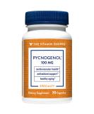 Pycnogenol 100mg Antioxidant That Supports Cardiovascular, Skin Cellular Health (French Maritime Pine Bark Extract) (30 Capsules) by The Vitamin Shoppe - Buy Online on GoSupps.com