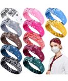 Willbond 12-Piece Boho Paisley Button Headbands - Wide Bandana Head Wrap for Women & Girls - Buy Online on GoSupps.com