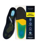 Arxus Gel Insoles for Plantar Fasciitis and Arch Support - Orthotic Relief for Flat Foot, Heel Pain - Shock Absorption Comfort Inserts for Sneakers and Running Shoes (Blue) - Buy Online on GoSupps.com